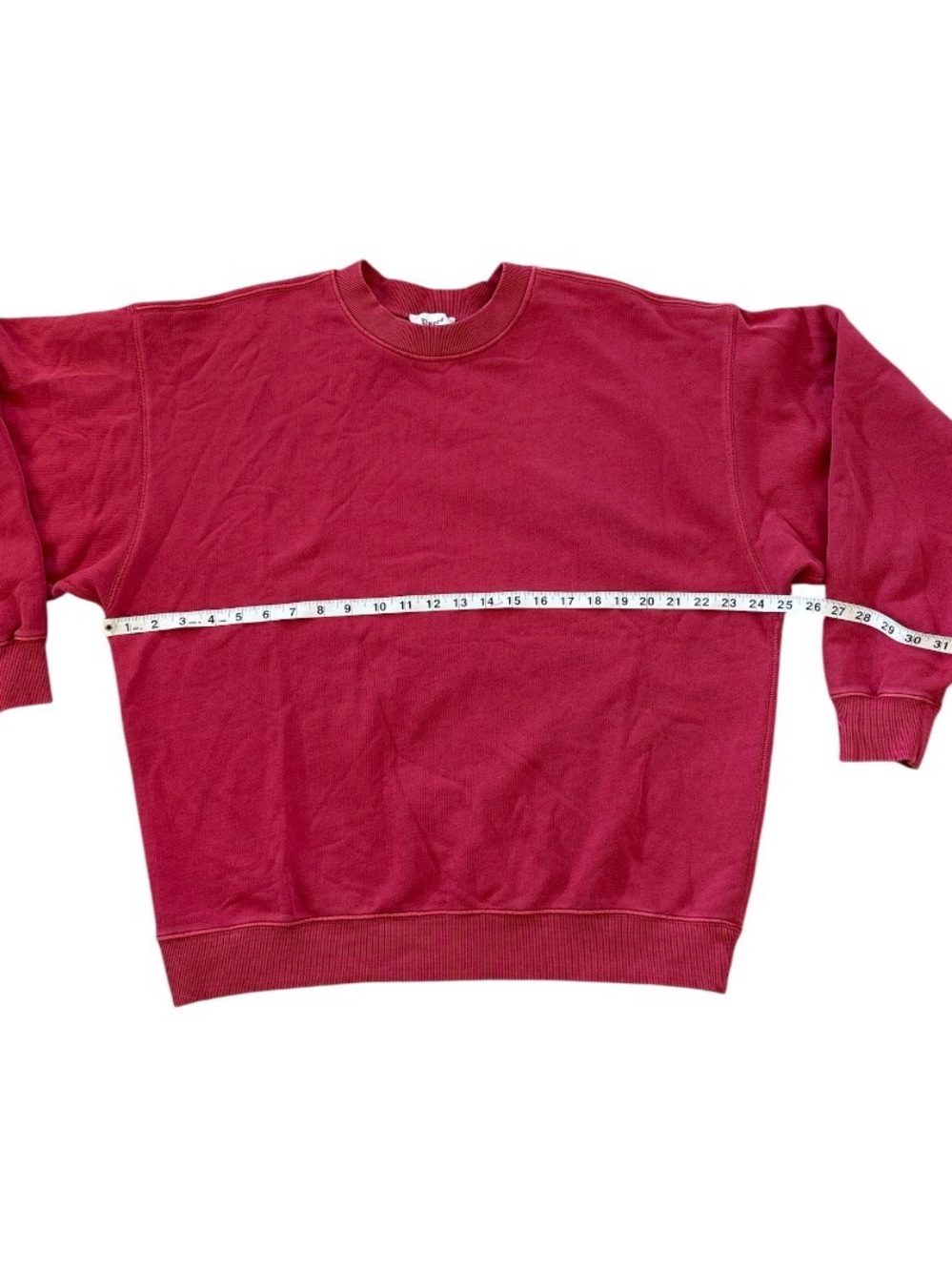 ELWOOD Core Red Oversized Baggy Sweatshirt Men Women Unisex Medium - Picture 8 of 10